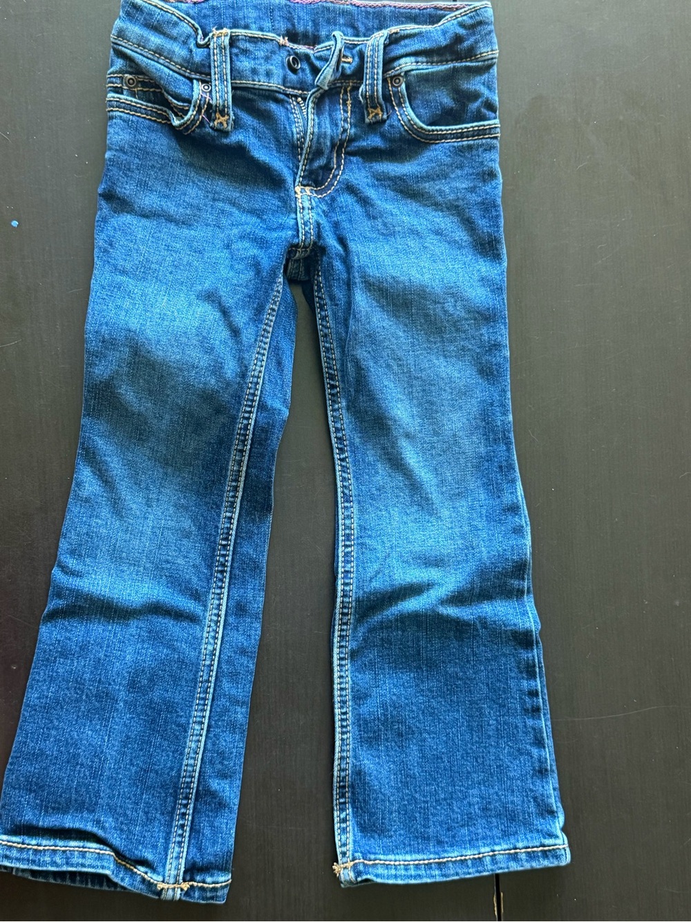 Kids size 5 blue wrangler jeans